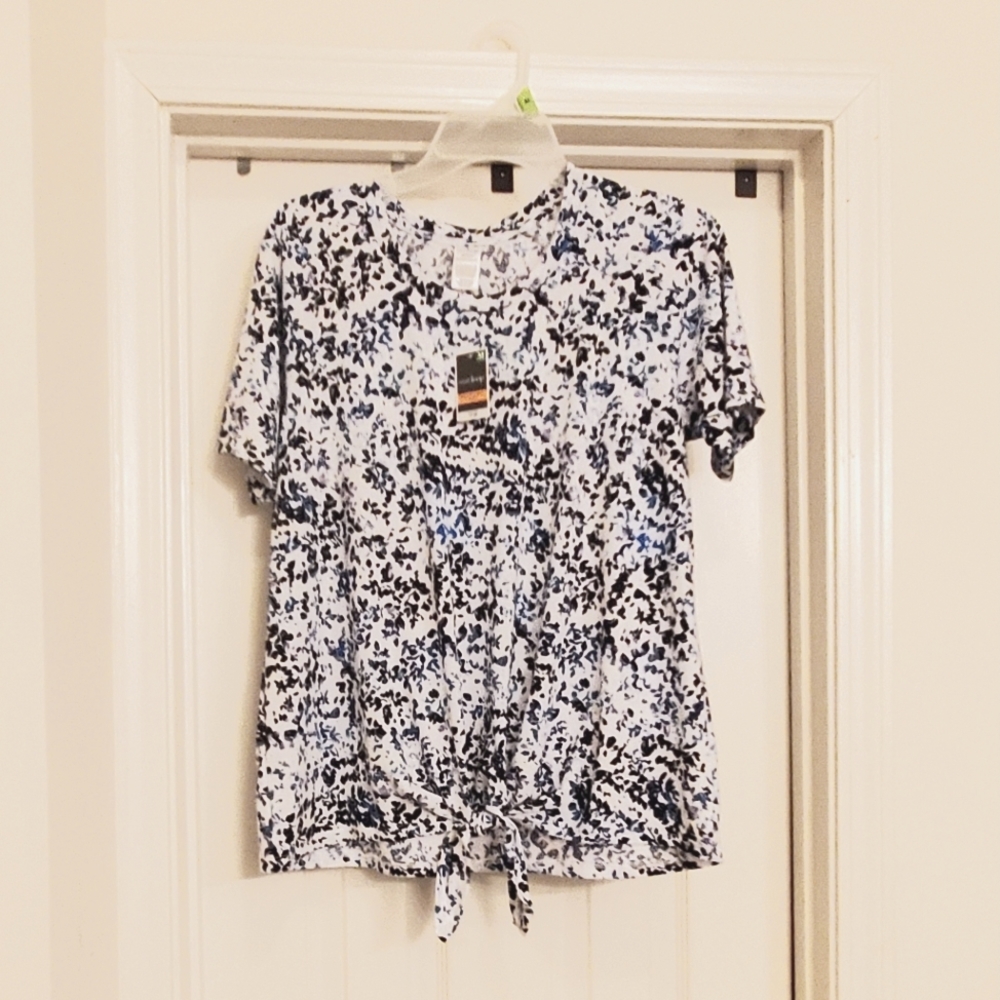 Women's tie front tunic